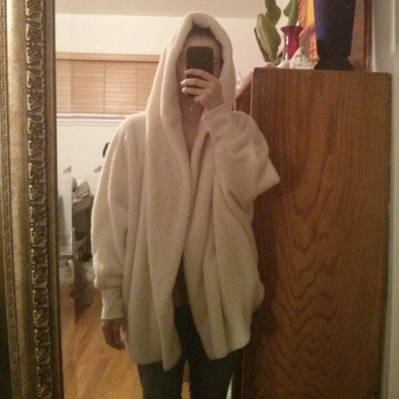 Hooded Faux Shearling/ Sherpa/Teddy Coat - Picture 12 of 14